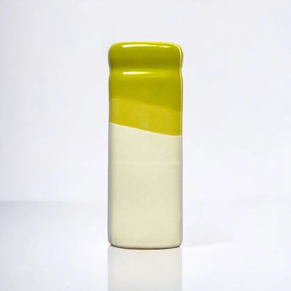 Green and White Ombré Pepper Shaker